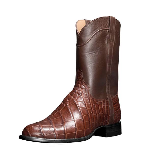 MEN'S VINTAGE CROCODILE WESTERN COWBOY BOOTS 33120...