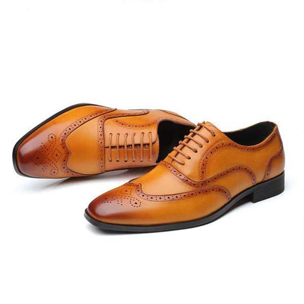 MEN'S BROGUE BUSINESS SHOES 02236217