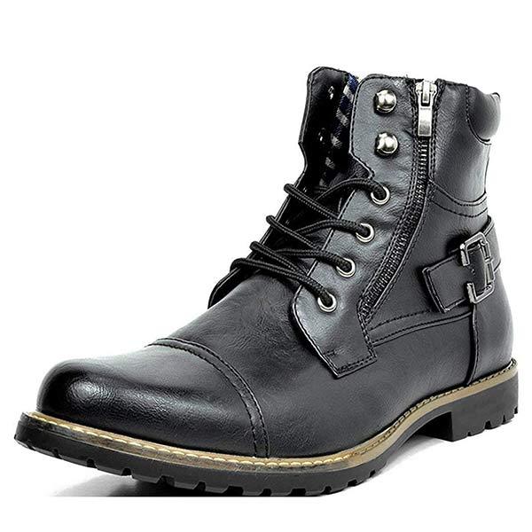 MEN'S METAL DOUBLE ZIP RIDER BOOTS 46764393C