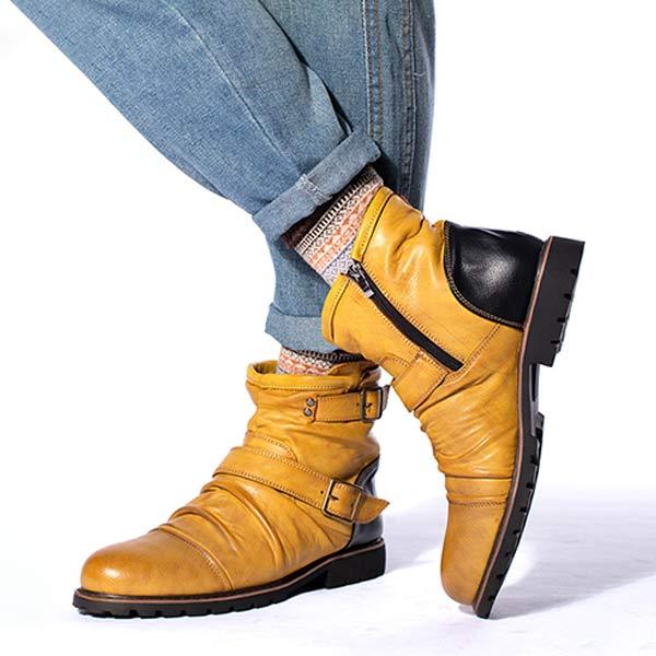 MEN'S VINTAGE CRINKLE BOOTIES 41547719C