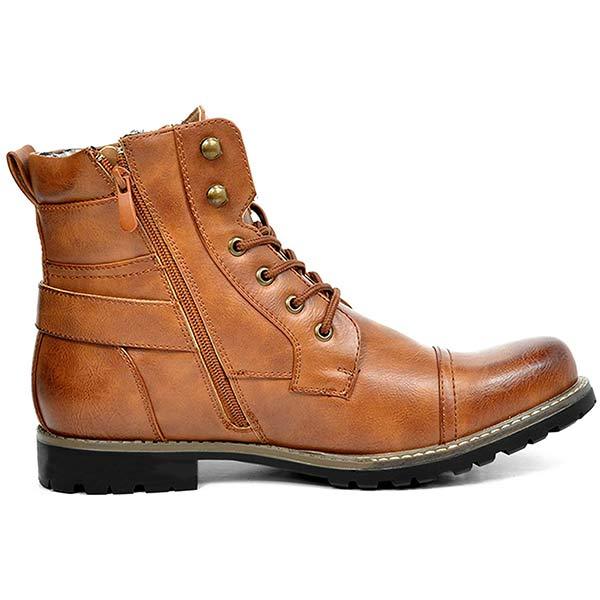 MEN'S METAL DOUBLE ZIP RIDER BOOTS 46764393C