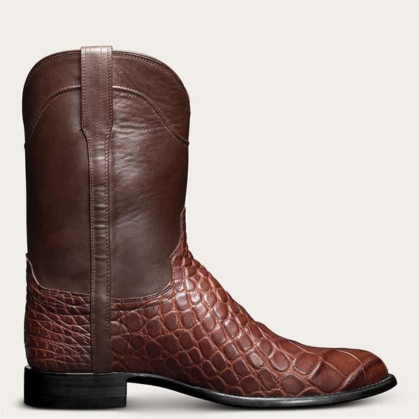 MEN'S VINTAGE CROCODILE WESTERN COWBOY BOOTS 33120809C