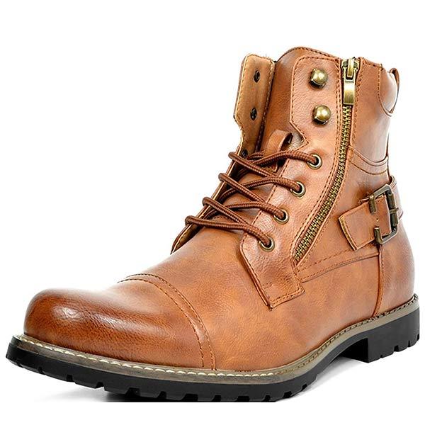 MEN'S METAL DOUBLE ZIP RIDER BOOTS 46764393C