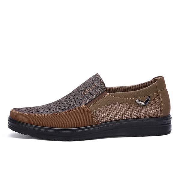 MEN'S SLIP-ON HOLLOW CASUAL SHOES 70207591