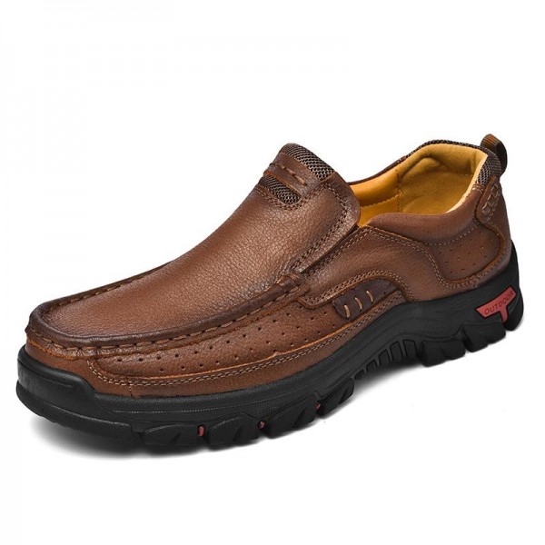 Men's Retro Plus Size Slip-on Shoes 85081989TO