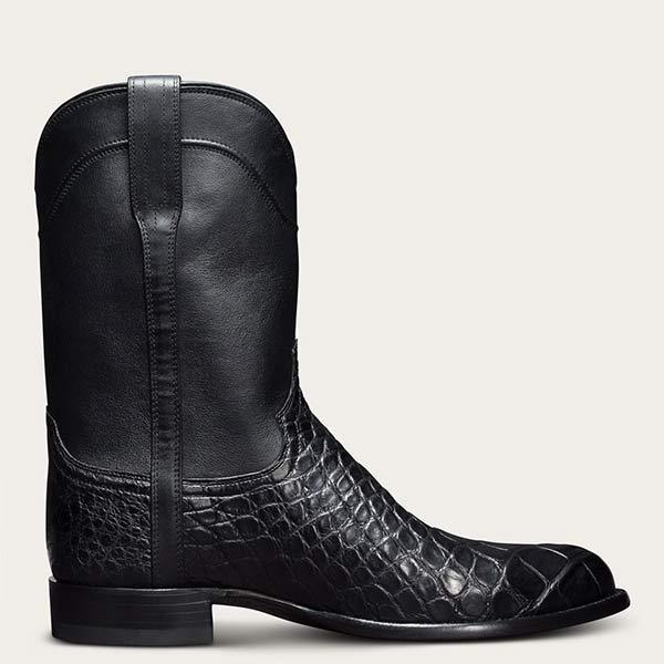 MEN'S VINTAGE CROCODILE WESTERN COWBOY BOOTS 33120809C