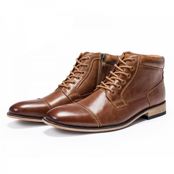 MEN'S VINTAGE LACE UP ANKLE BOOTS 97500819Z